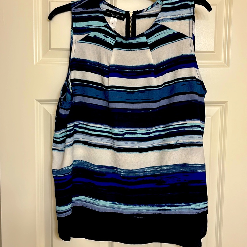 Sears extra large blue tank top